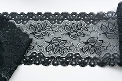 Bred elastisk spets, 16 cm