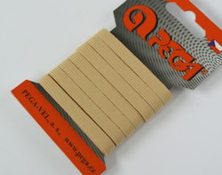 Resår, beige, 7 mm bred, 5 meter
