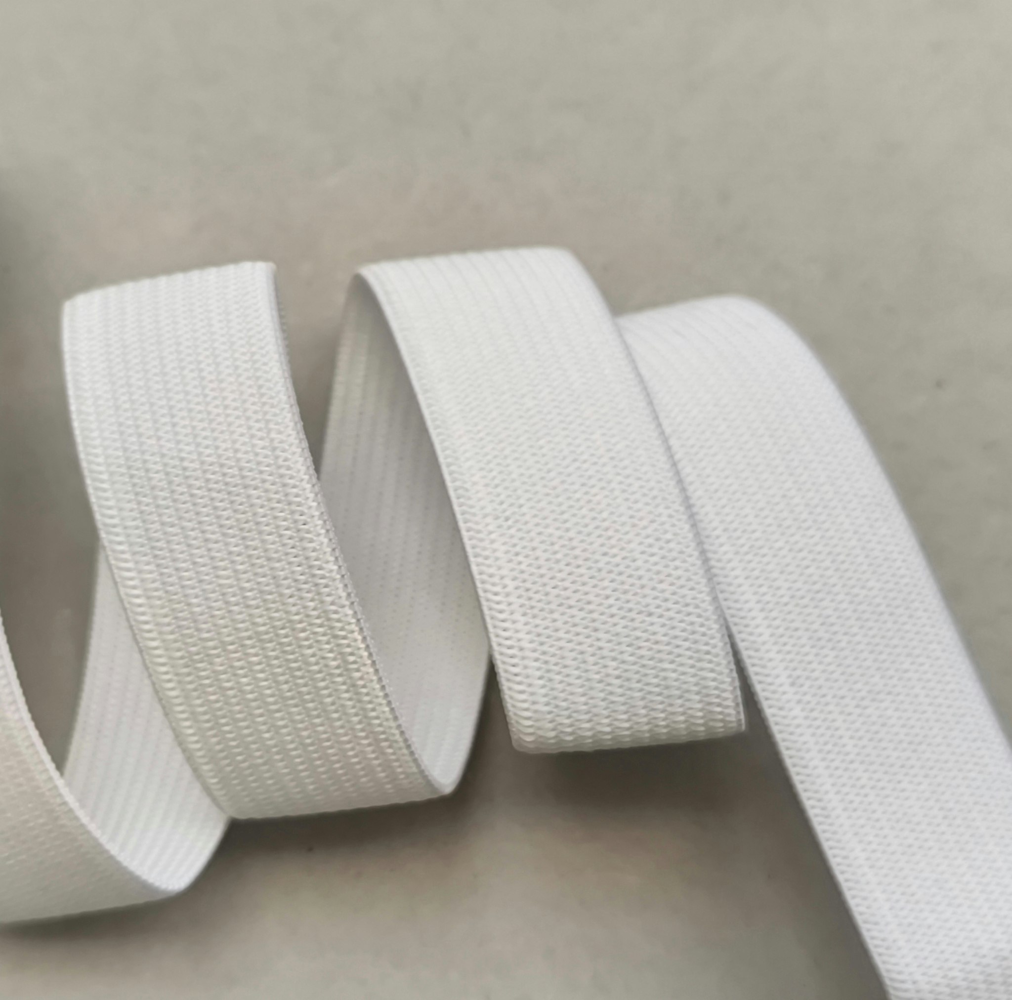 Resår, resårband, vit, 20mm