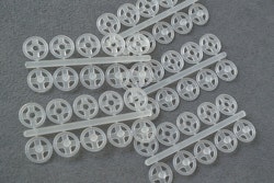Tryckknappar, 10 mm, 5 st.