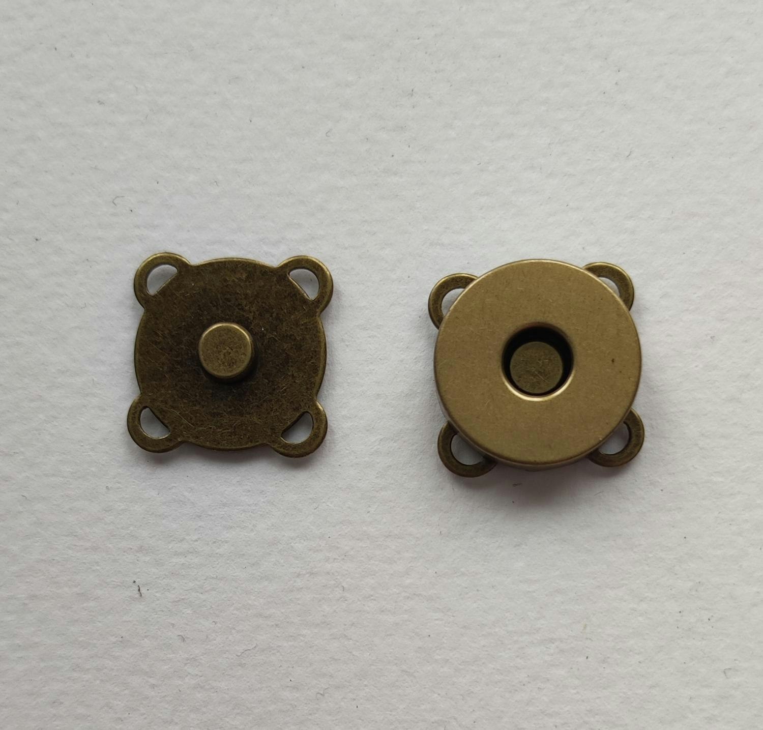 Magnetknapp, magnetlås, "oxid" 18 mm
