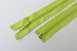 Dragkedja, blixtlås 5mm 30-75 cm. Ljuslime.