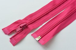 Dragkedja, blixtlås 5mm, 40 cm. Cerise.