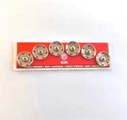 Tryckknappar, 18 mm, 6 st.