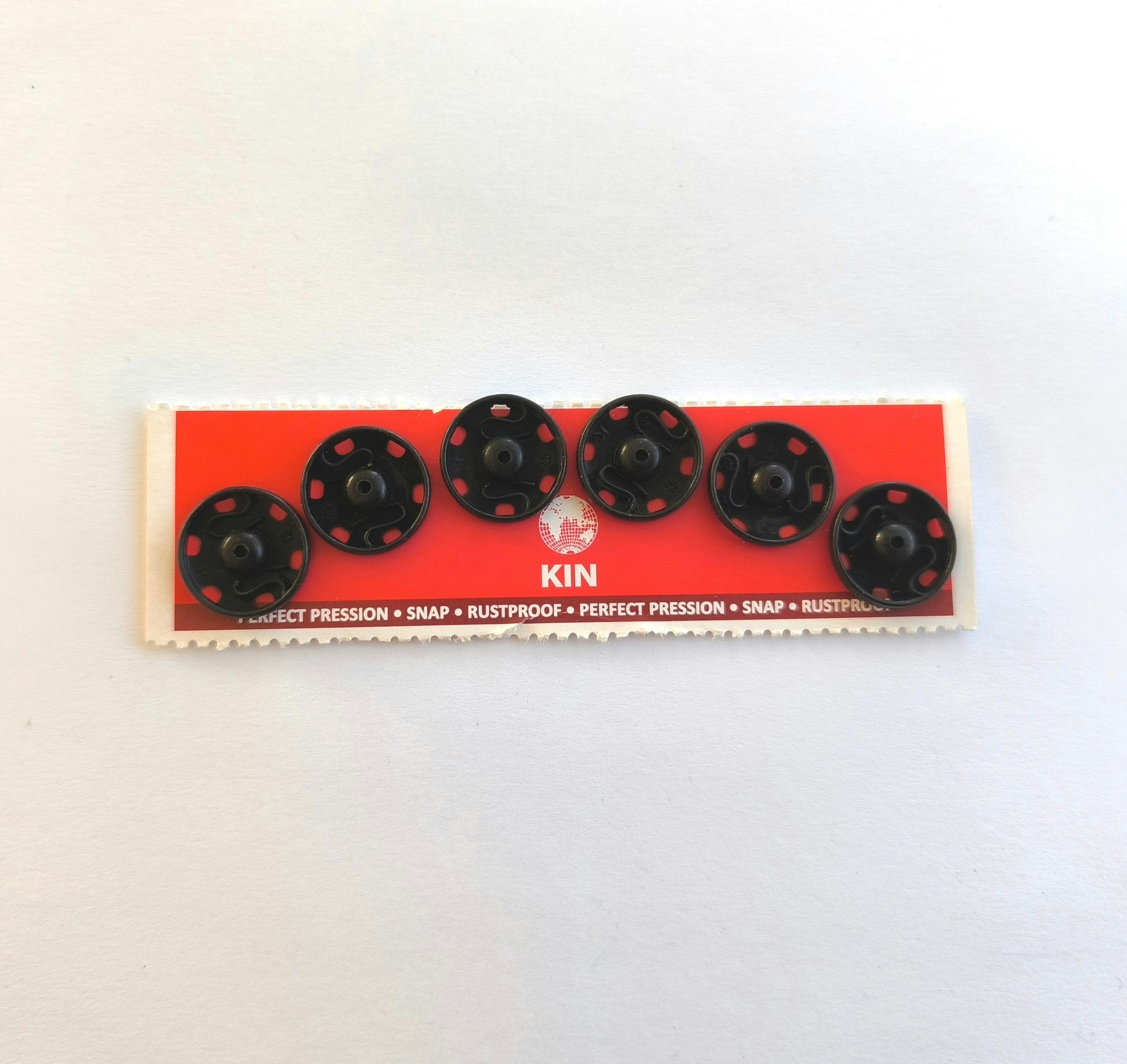 Tryckknappar, 18 mm, 6 st.