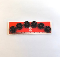 Tryckknappar, 18 mm, 6 st.