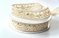 Beige spets 1,1 cm/5 meter