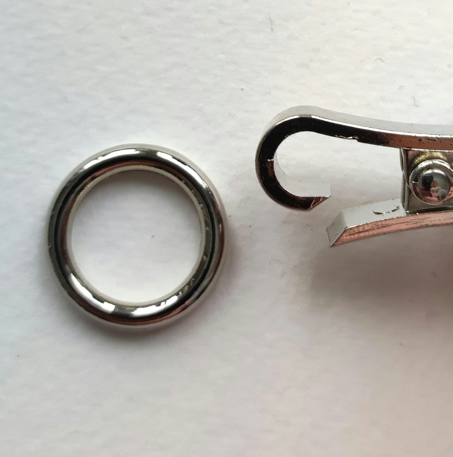 Karbinhake, 21 x 60 mm, Silver