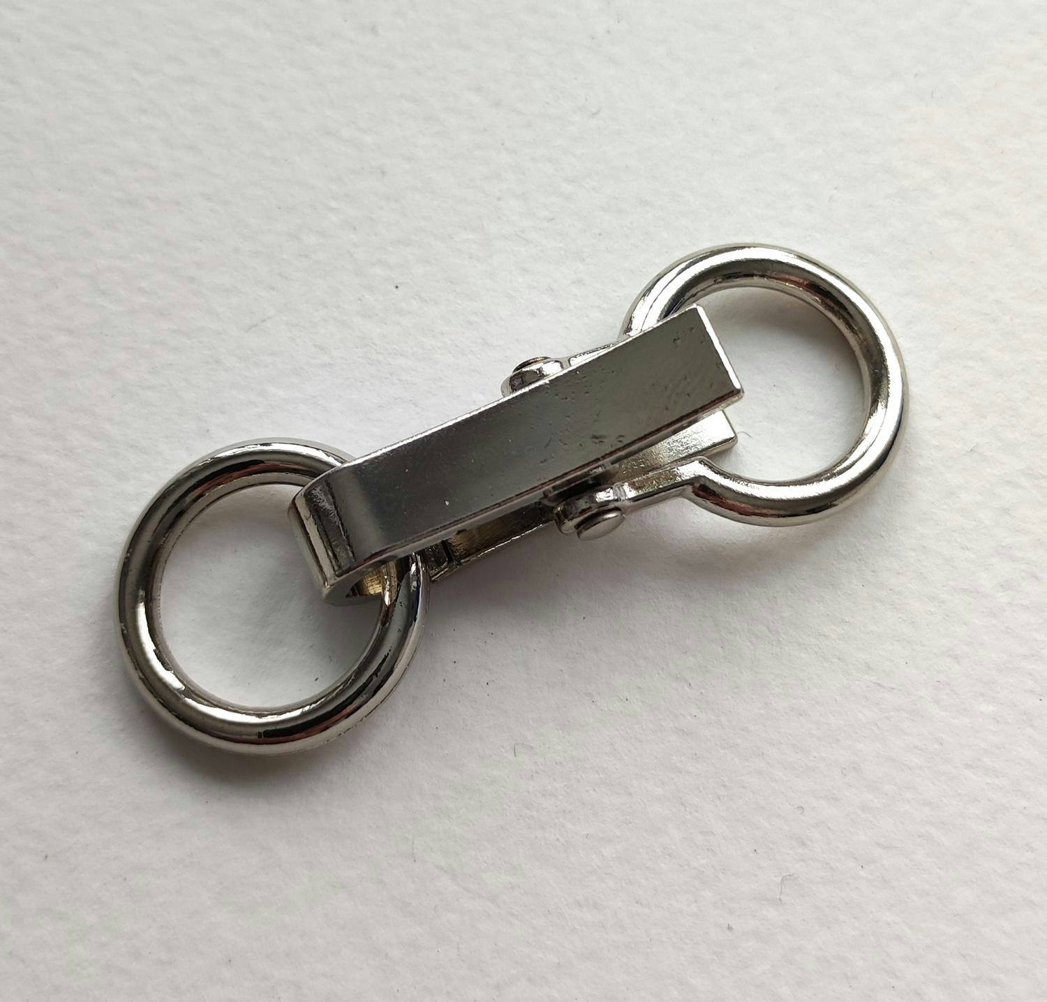 Karbinhake, 21 x 60 mm, Silver
