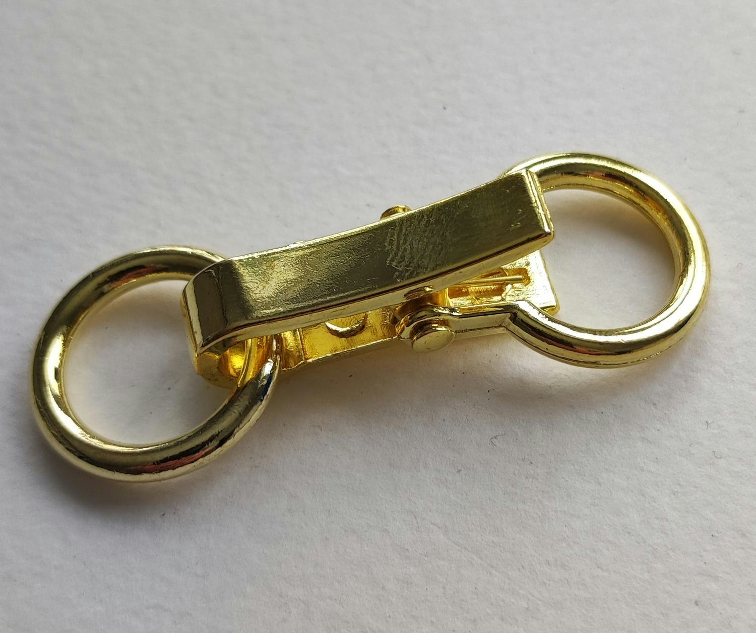 Karbinhake, 21 x 60 mm, Guld