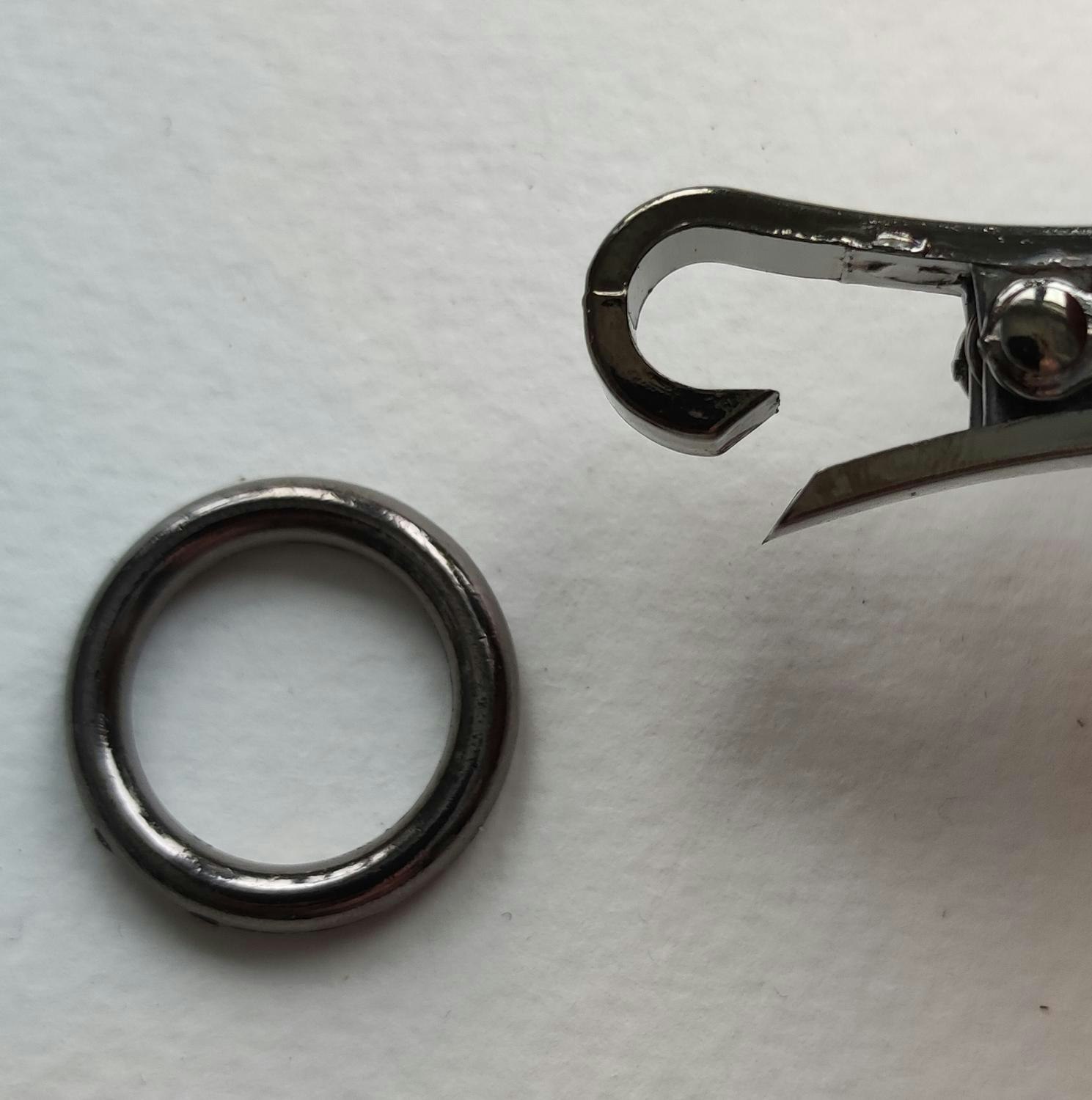 Karbinhake, 21 x 60 mm, Platina
