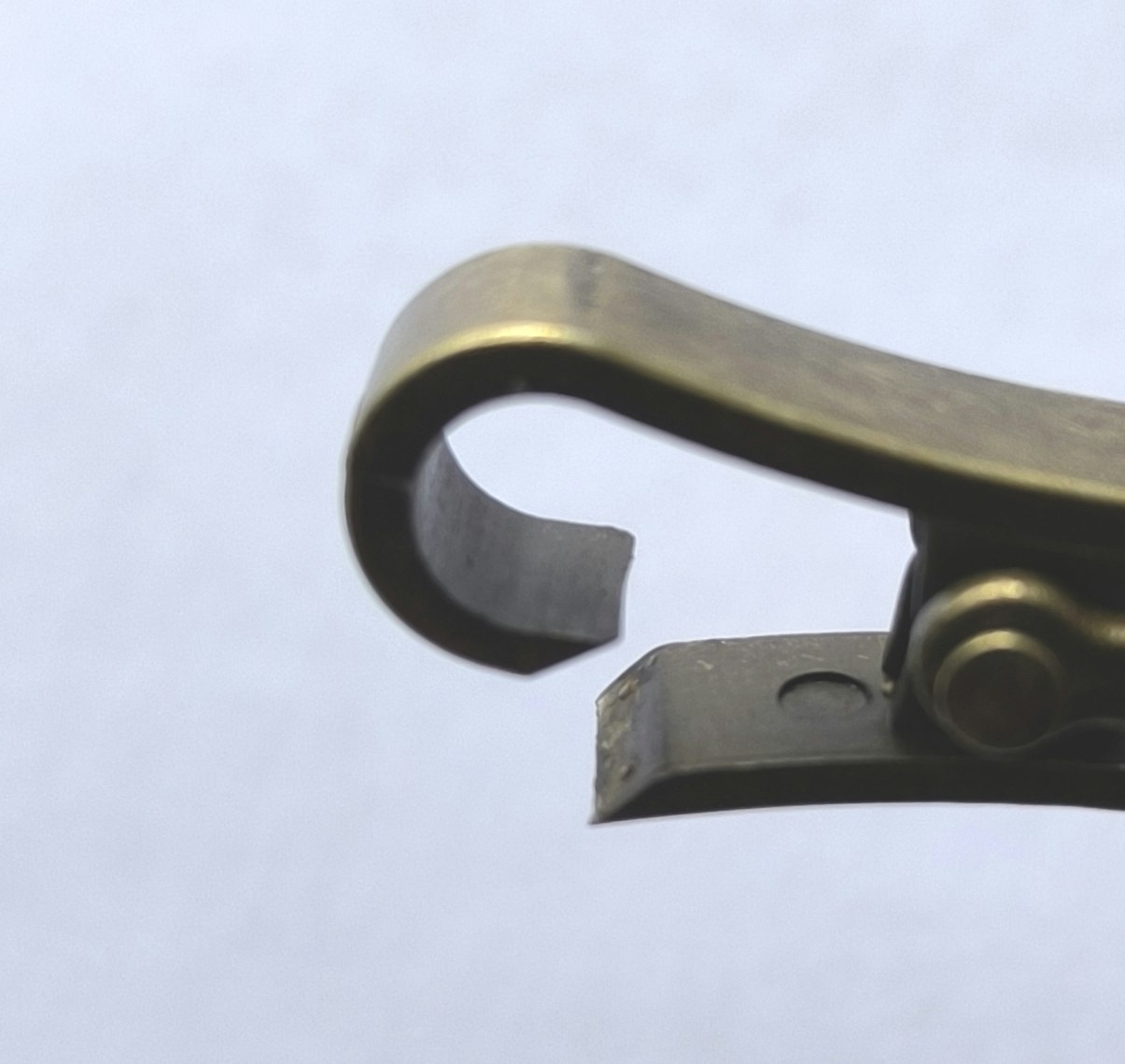 Karbinhake, 21 x 60 mm, Oxid