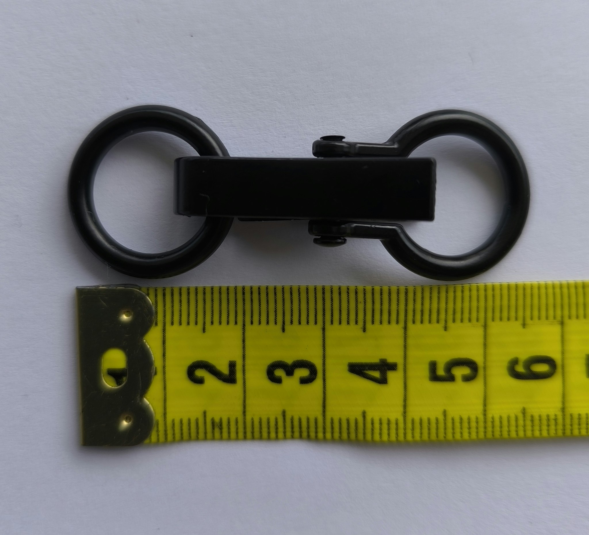 Karbinhake, 21 x 60 mm, Svart