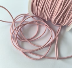 Rundresår, anoraksnodd, ljusrosa 2 mm