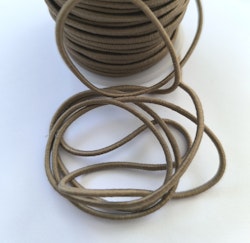 Rundresår, anoraksnodd, beige 2 mm