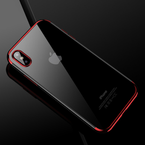 Rött silikonskydd till iPhone X / XS