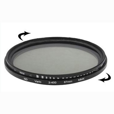 67 mm ND-Filter variabelt mellan 2-400