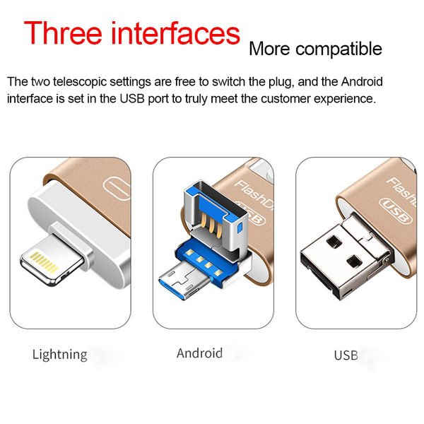 Flashdrive USB 3.0 , Extraminne till exempelvis din iPhone