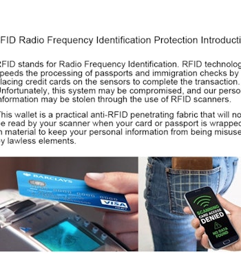 3 st RFID Skydd för betalkort