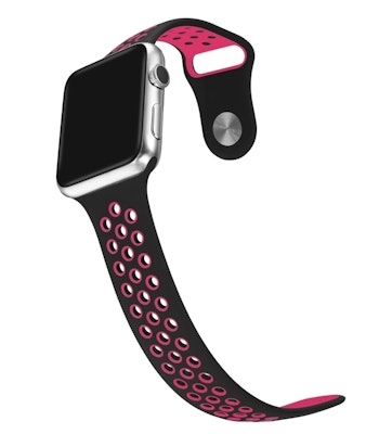 42/44 mm sportarmband för Apple Watch Svart/Rosa