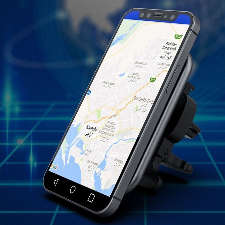 15W Magnetisk trådlös laddare / mobilhållare till bilen för iPhone 12-serien