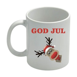 God Jul Rudolf Mugg