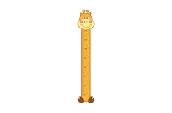 📏 Mät dig med Giraffen – En rolig och lärorik linjal för barn!