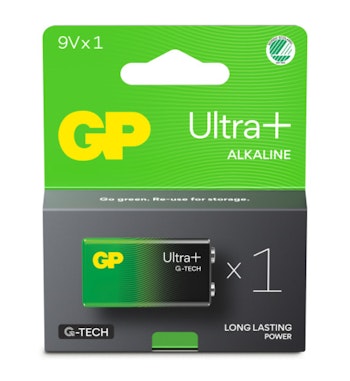 Battery Ultra Plus Alkaline 9V/6LF22 1-pack