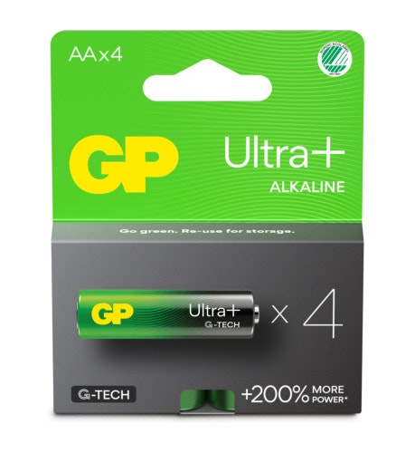 Battery Ultra Plus Alkaline AA/LR6 4-pack