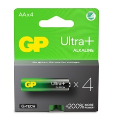 Battery Ultra Plus Alkaline AA/LR6 4-pack