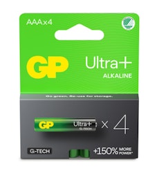 Battery Ultra Plus Alkaline AAA/LR03 4-pack