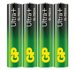 Battery Ultra Plus Alkaline AAA/LR03 4-pack