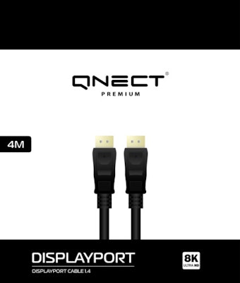 DisplayPort 1.4 hane till hane, 4 meter