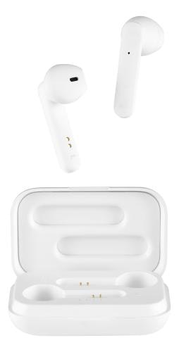 True Wireless Stereo hörlurar med laddningsetui, semi-in-ear, BT 5, mattvit