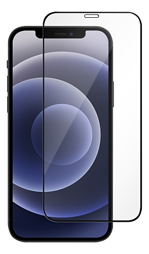 📱 Skärmskydd i Härdat Glas – iPhone 12 mini (Full Fit, Svart)