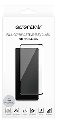 📱 Skärmskydd i Härdat Glas – iPhone 12 mini (Full Fit, Svart)