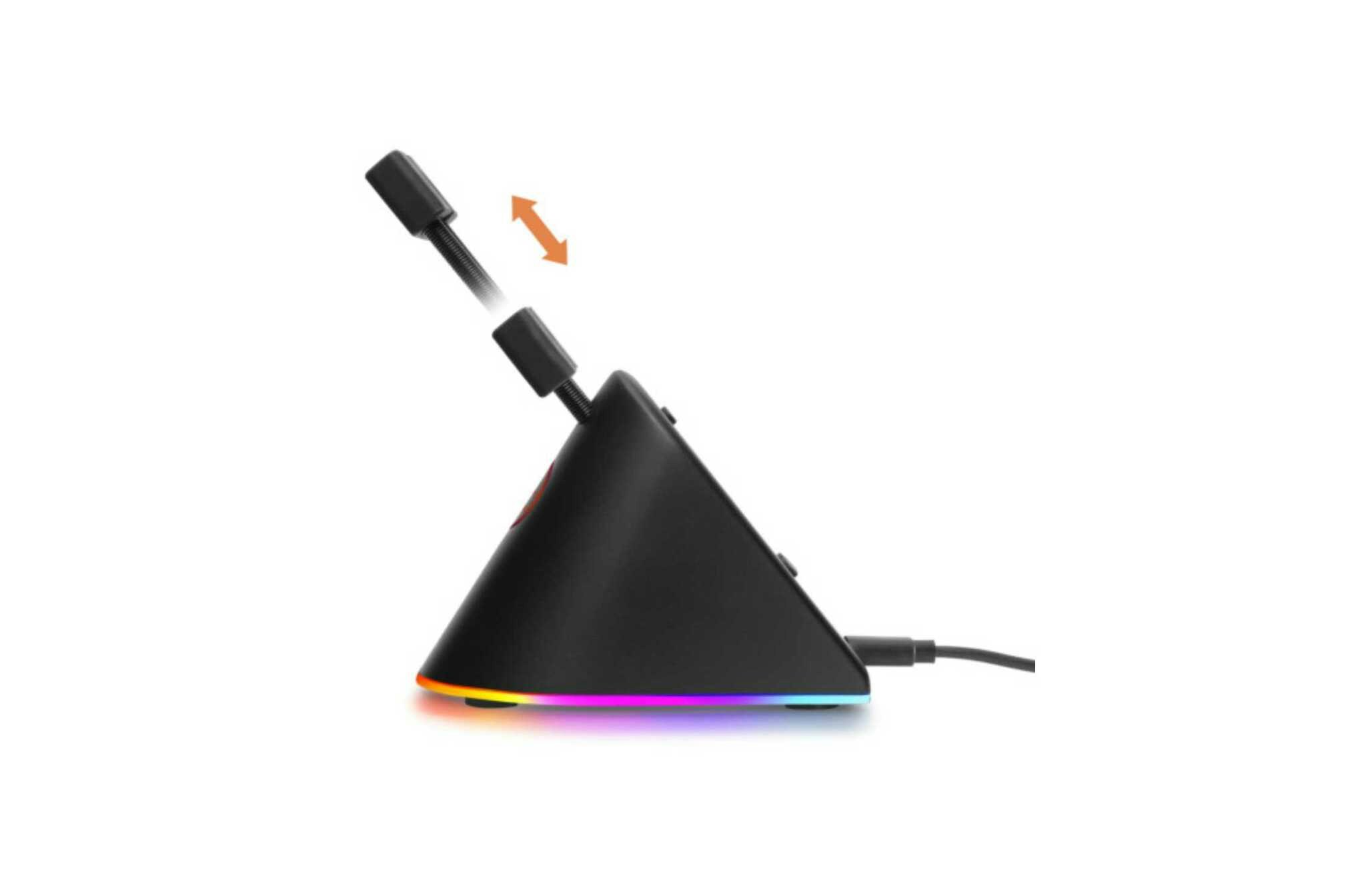 Mouse Bungee, svart/RGB