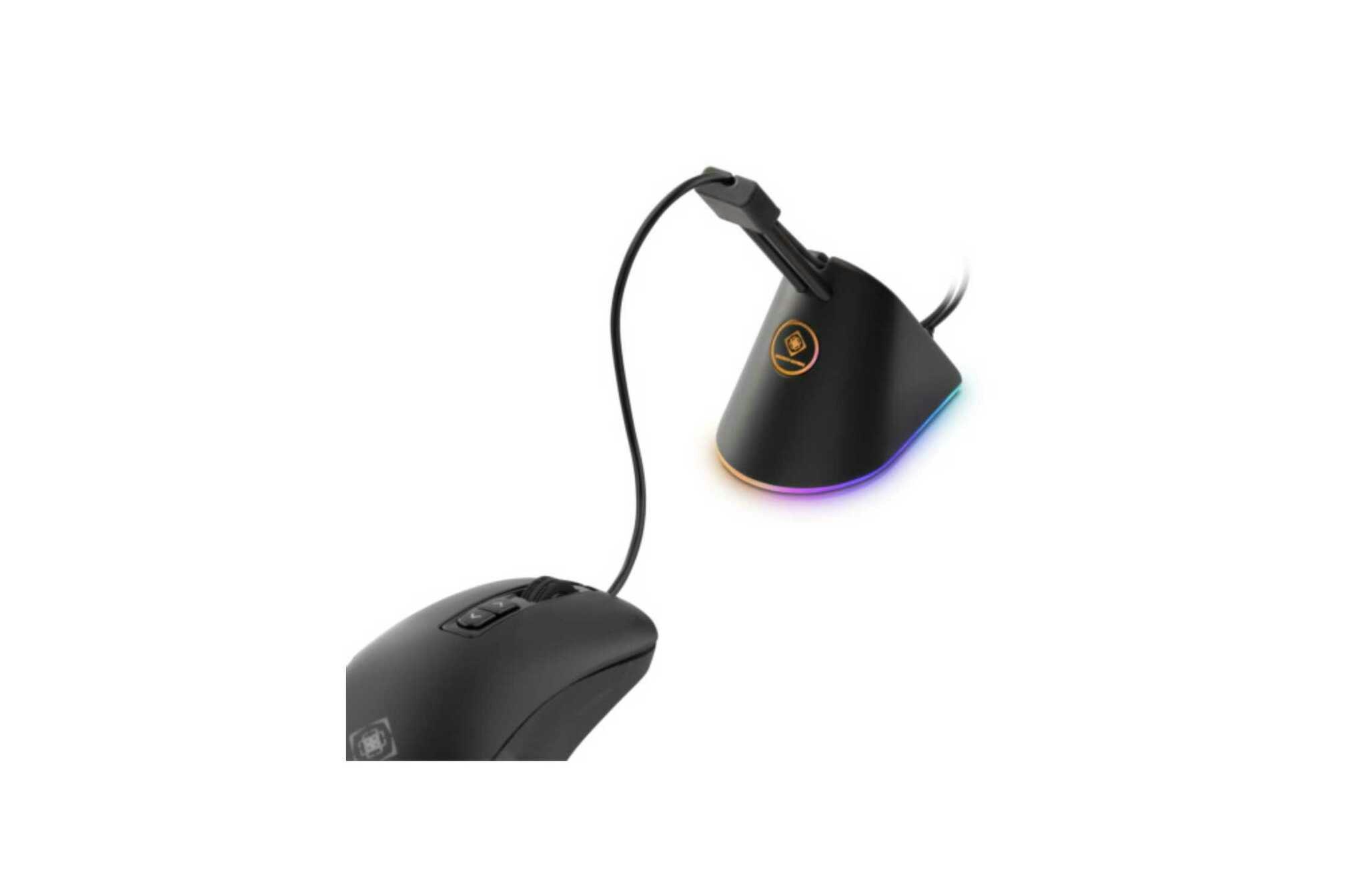 Mouse Bungee, svart/RGB