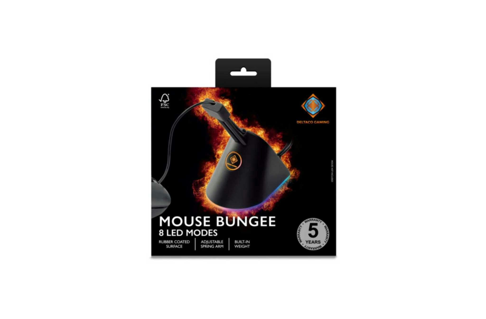 Mouse Bungee, svart/RGB