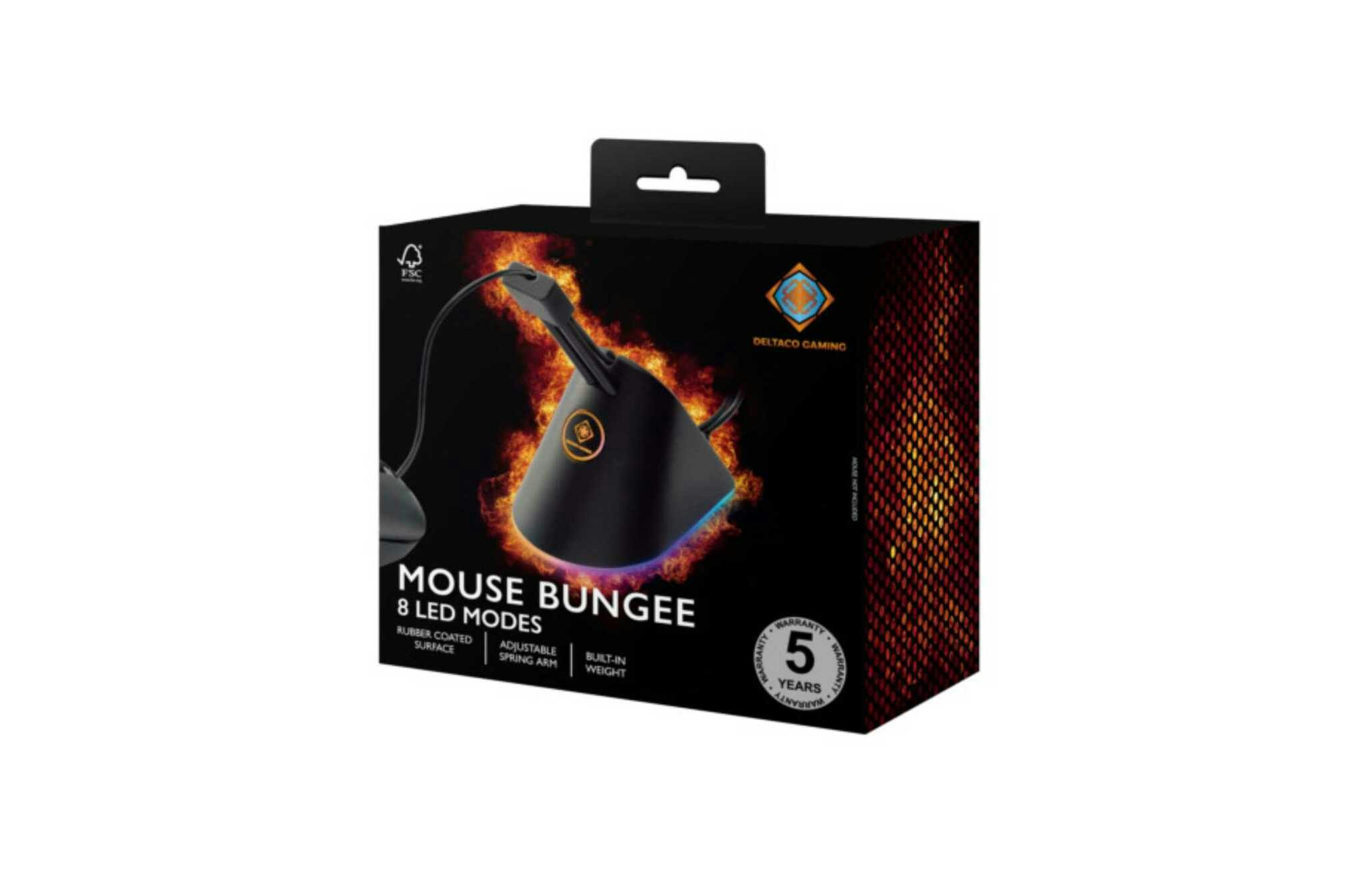 Mouse Bungee, svart/RGB