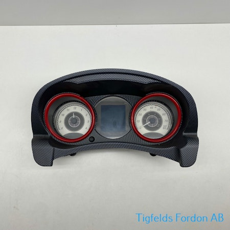 Instrumentpanel Carbon/Röd - Ligier JS50 V1/2/3 (Beg)