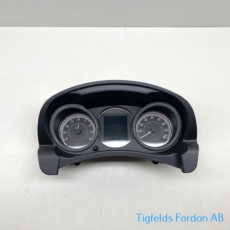Instrumentpanel Carbon/Grå - Ligier JS50 V1/2/3 (Beg)