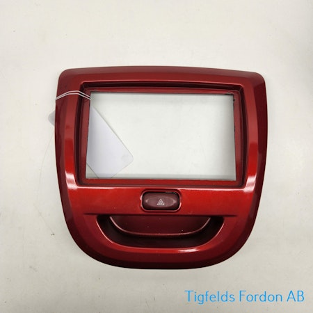 Mittkonsol/Panel Microcar MGO1/F8C/Ligier JSRC Röd (Beg)