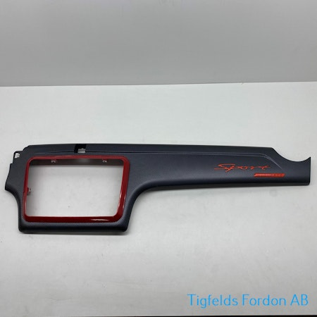 Panel till instrumentbräda - Ligier JS50/JS50L Sport Ultimate Carbon/Röd (Beg)