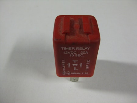Tids Relä 5 stift 12 V 20A (Beg)
