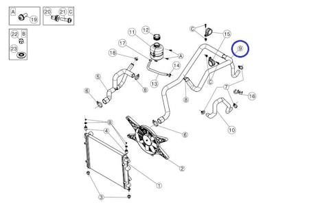 Kylarslang 9 - Lombardini DCI (Beg)