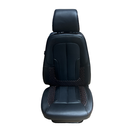 Stol/Säte Höger Svart med röd söm - Ligier JS50 m.fl (Beg)