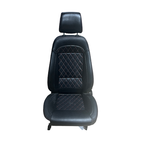 Stol/Säte Höger Svart med röd söm - Ligier JS50 (Beg)