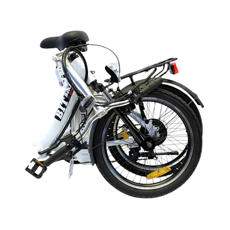 Hopfällbar Elcykel Vit (25Ah)
