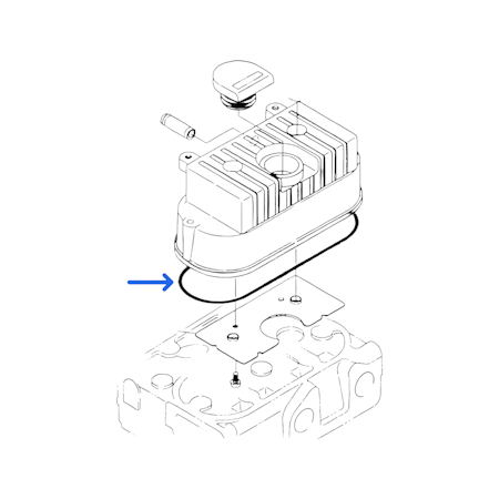 Ventilkåpspackning Kubota Z402 (Original)